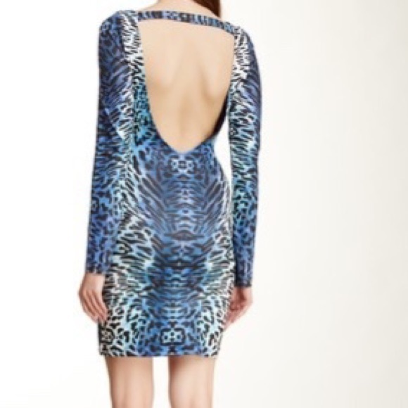 NWT WOW Couture Animal Print Bodycon Dress - Picture 3 of 5